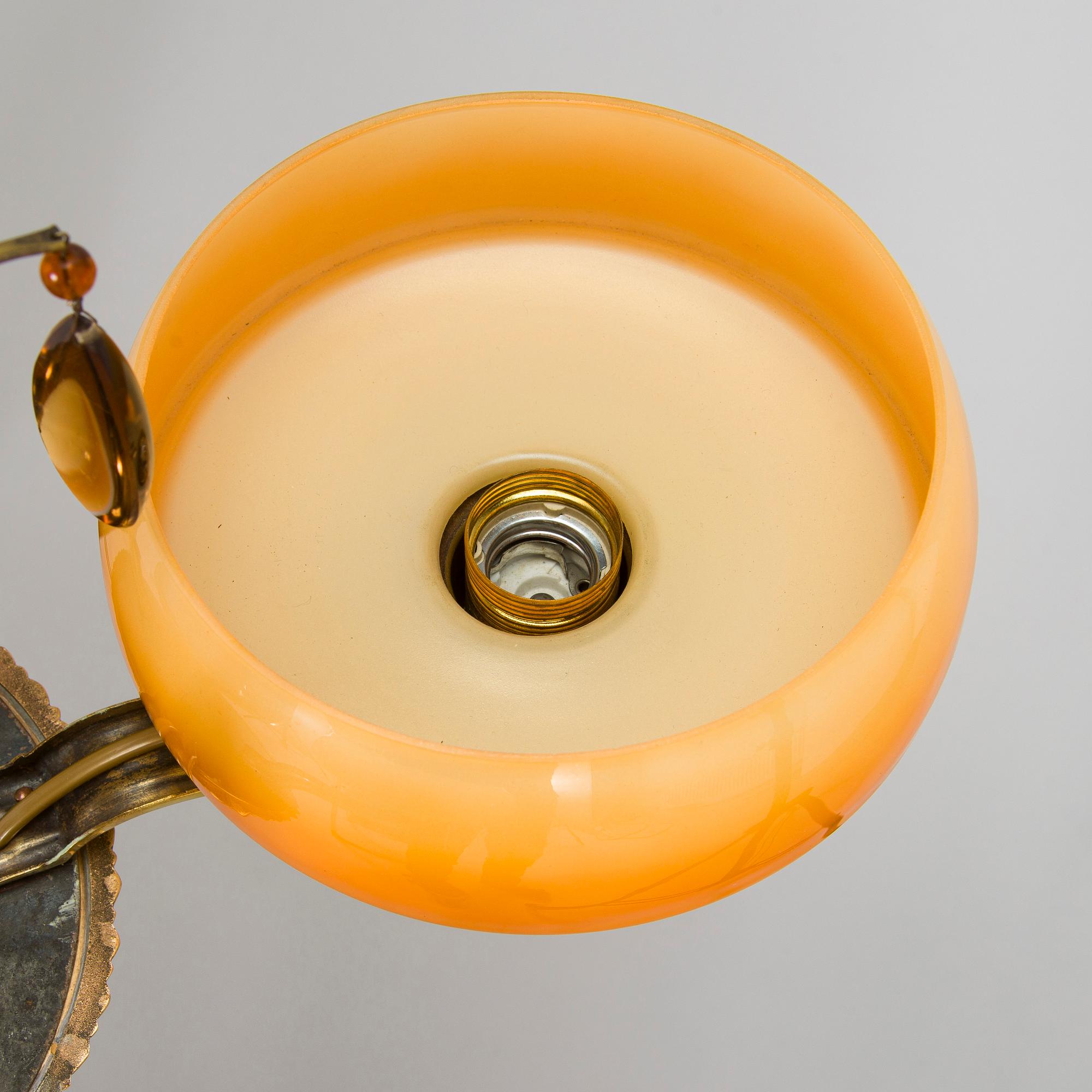 Paavo Tynell, taklampa modell 1253/4, Taito, 1930-tal.