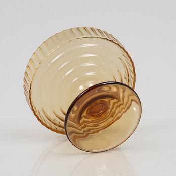 Knut Bergqvist, presumably, a glass bowl, Lindefors Bruk, Sweden, 1930.