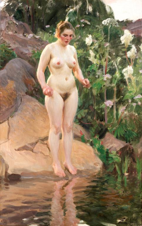 Anders Zorn, "Skärgårdsblomster".