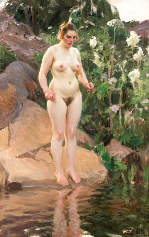 Anders Zorn, "Skärgårdsblomster" (Archipelago flower).