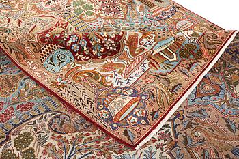 A Kazak carpet, c. 383 x 292 cm.