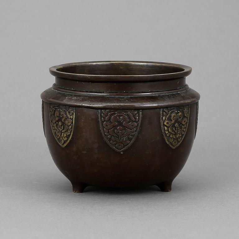 SKÅL, brons, Japan, Meiji, 1800/1900-tal.