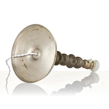 Estrid Ericson, a rare pewter table lamp model "A 87", Firma Svenskt Tenn, Stockholm, 1927.