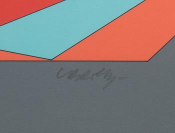 VICTOR VASARELY, färgserigrafi, signerad och numrerad 239/250.