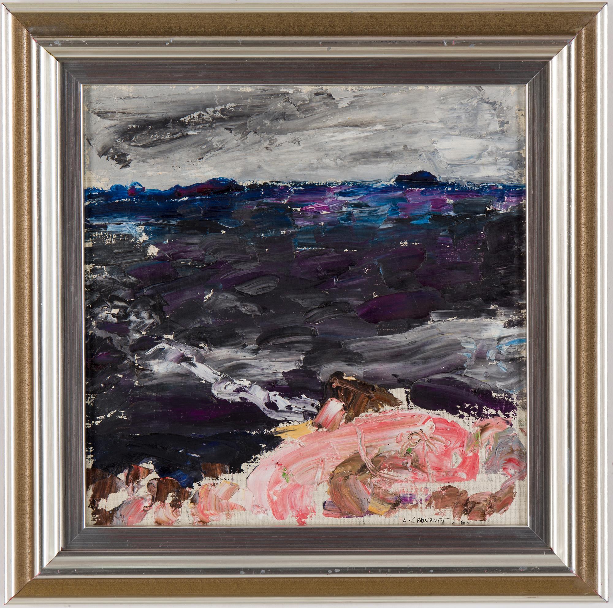 A Lena Cronqvist oil on canvas, signed and dated -68.