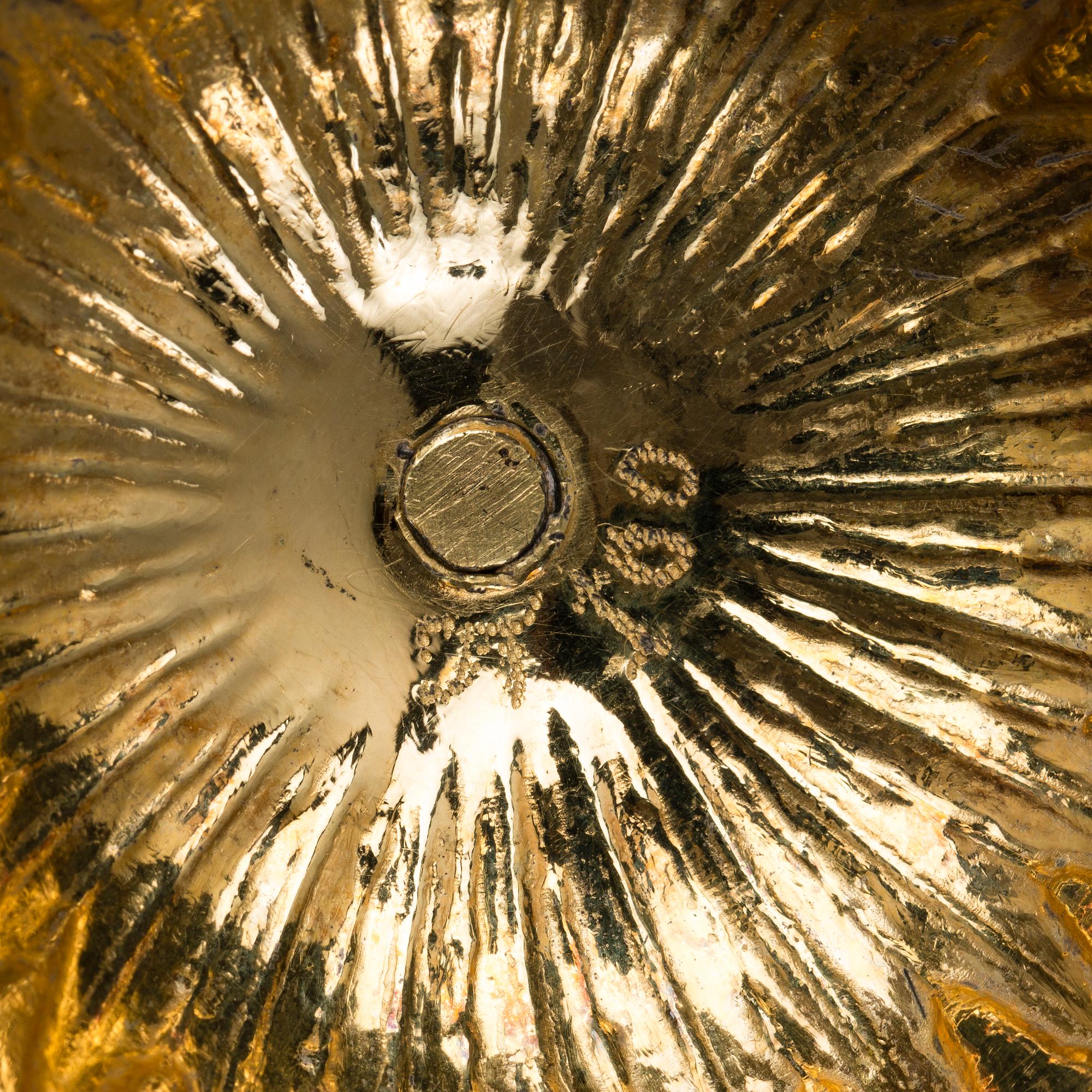 A Russian early 19th century silver gilt perfume burner, Moscow, c. 1800.