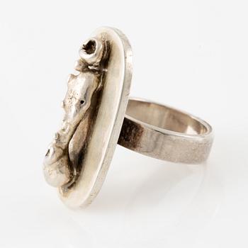 Sigurd Persson, en ring, sterlingsilver.