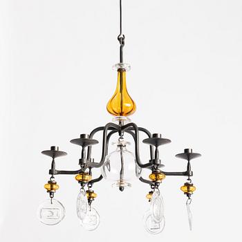 Erik Höglund, chandelier, Boda Smide.