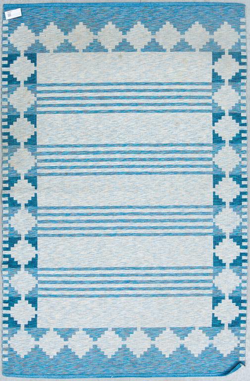 MATTA, rölakan, dubbelvävd. 1900-talets mitt. Ca 240 X 156 cm.
