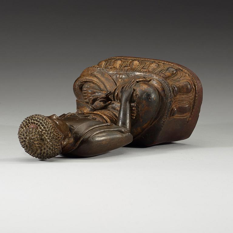 BUDDHA, brons. Sakyamuni, Ming dynastin (1368-1644).