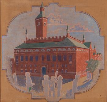 Axel Olson, Rådhuspladsen, Copenhagen.