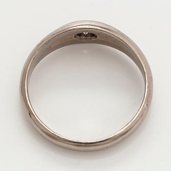 Ring, brilliant cut diamond, 14K white gold, Finland 1999.