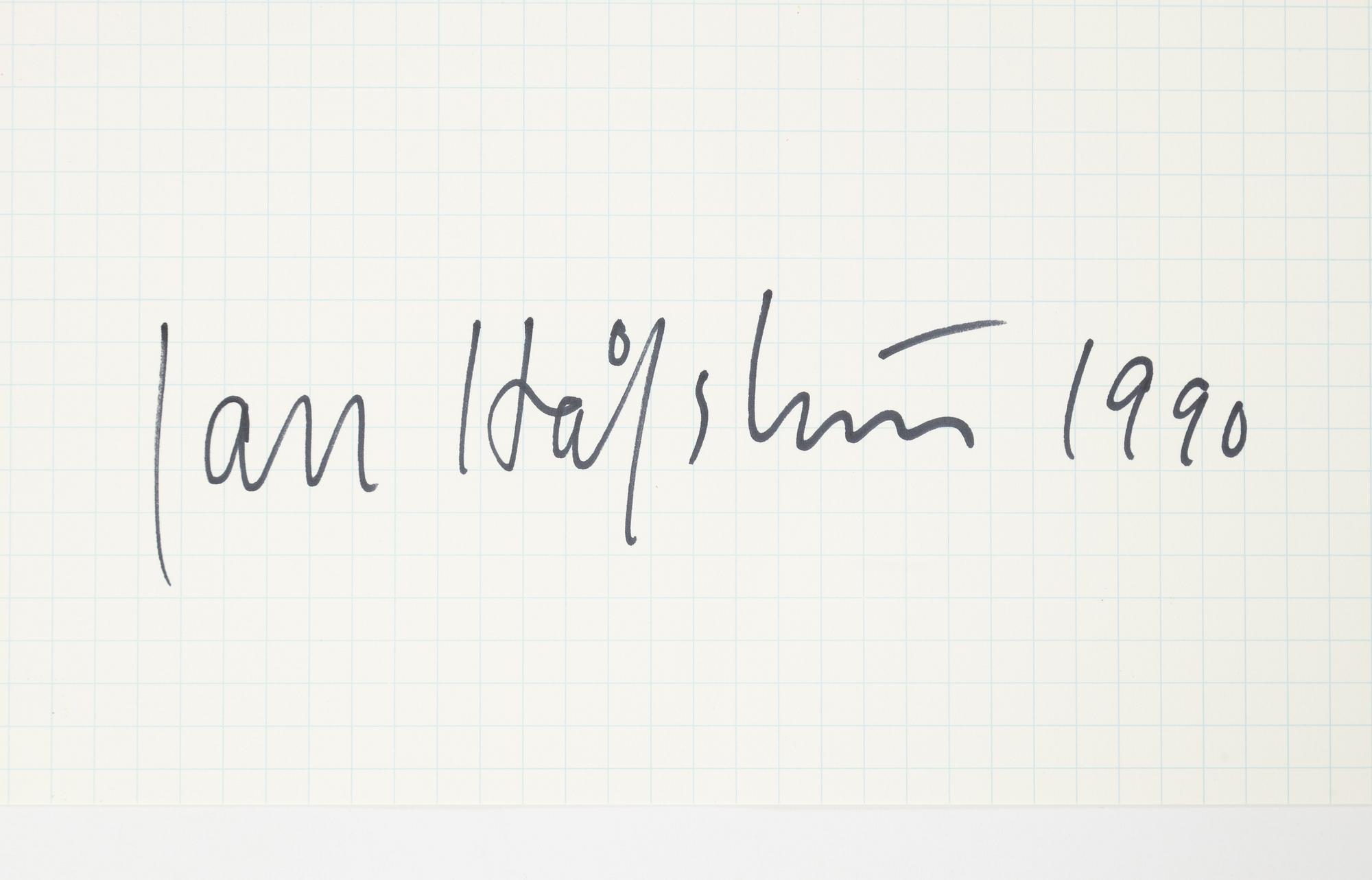 Jan Håfström, lithograph in colours, 190, signed 17/270.