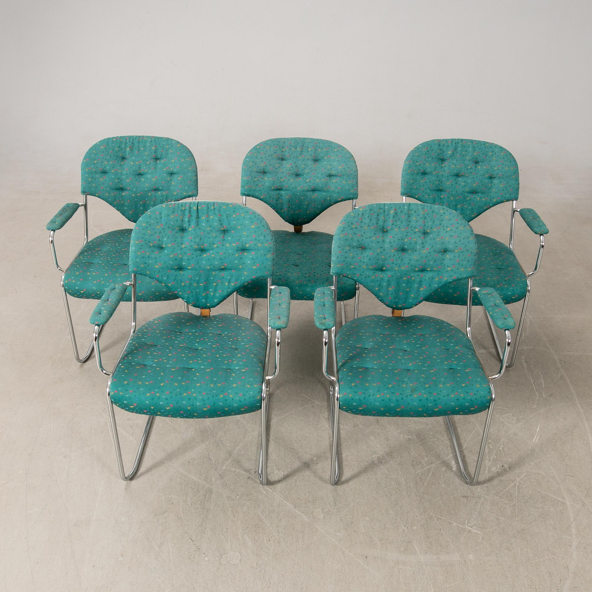 Sam Larsson, karmstolar 5 st "Sam" för DUX sent 1900-tal.