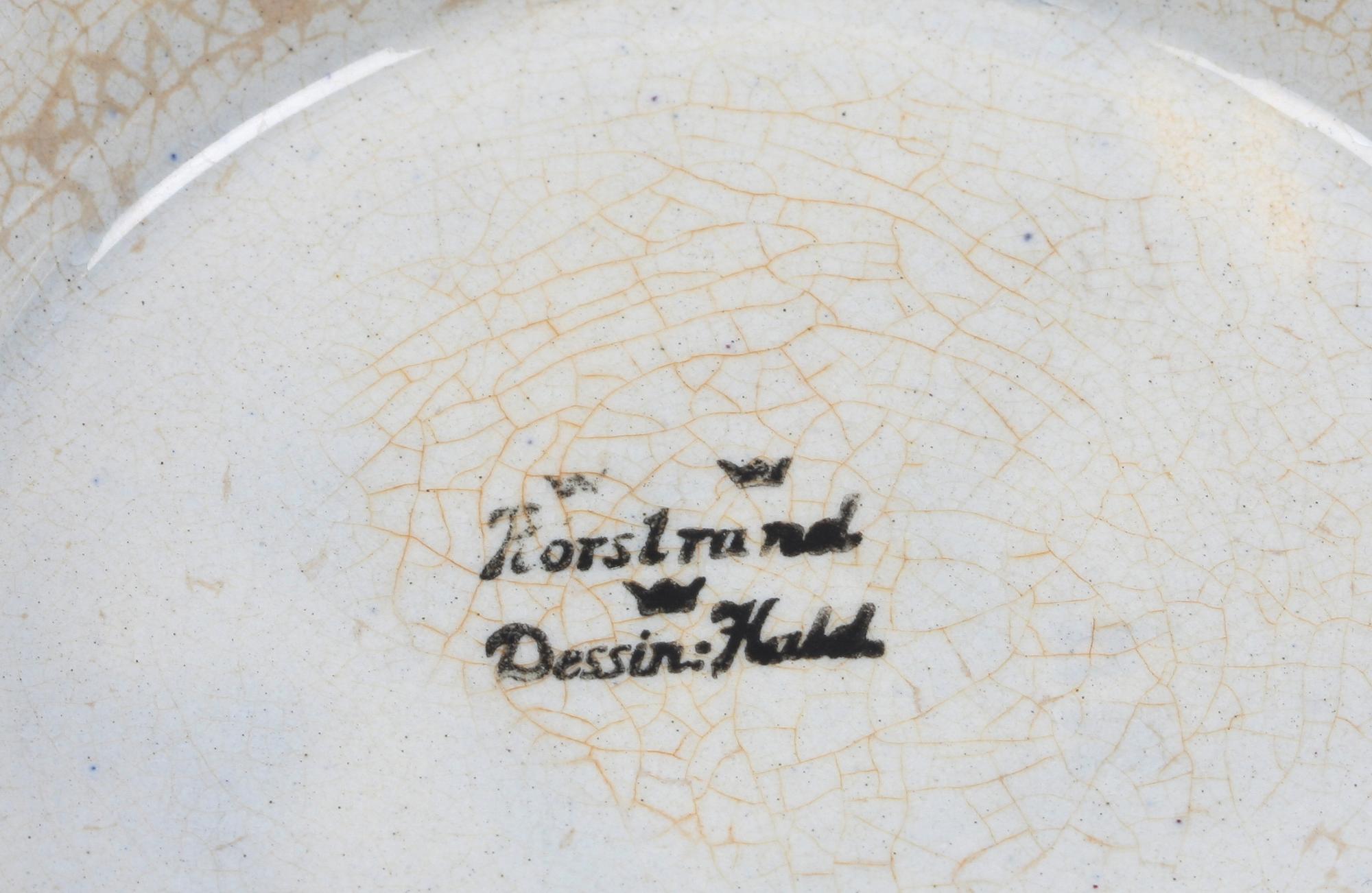 YTTERFODER, flintgods, Edward Hald, Rörstrand, 1920-tal.