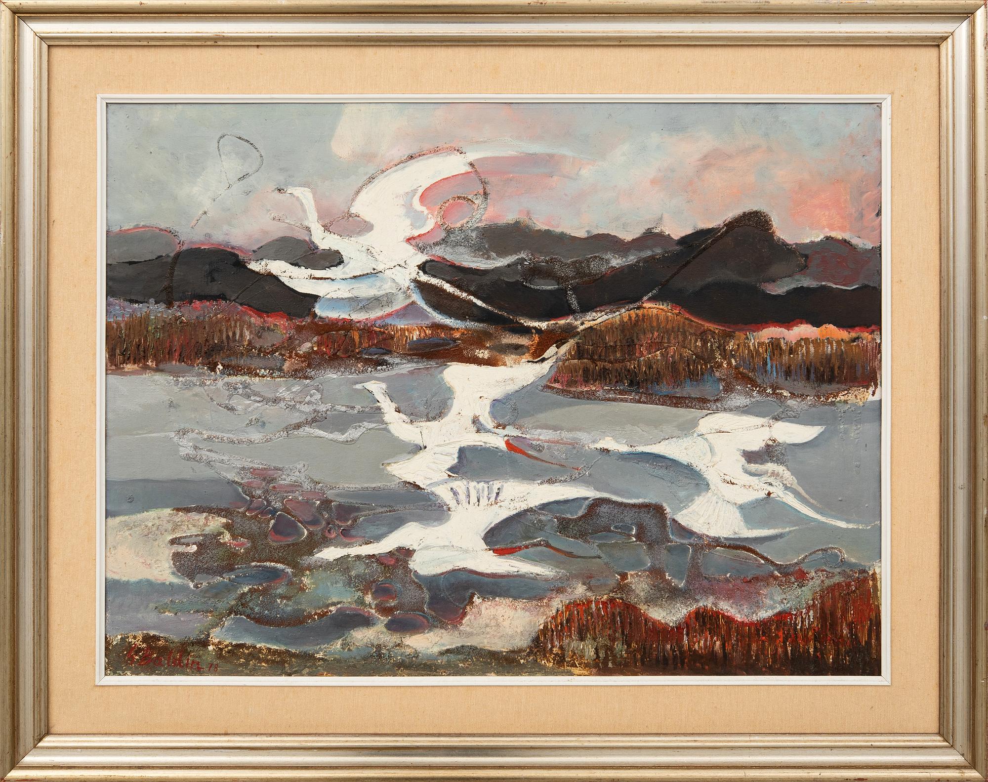 Giampiero Baldin, "Volo di Garzette".