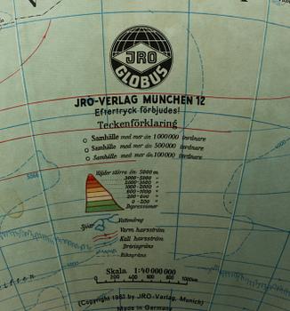 JORDGLOB, Munchen, Tyskland, 1900-talets tredje kvartal.
