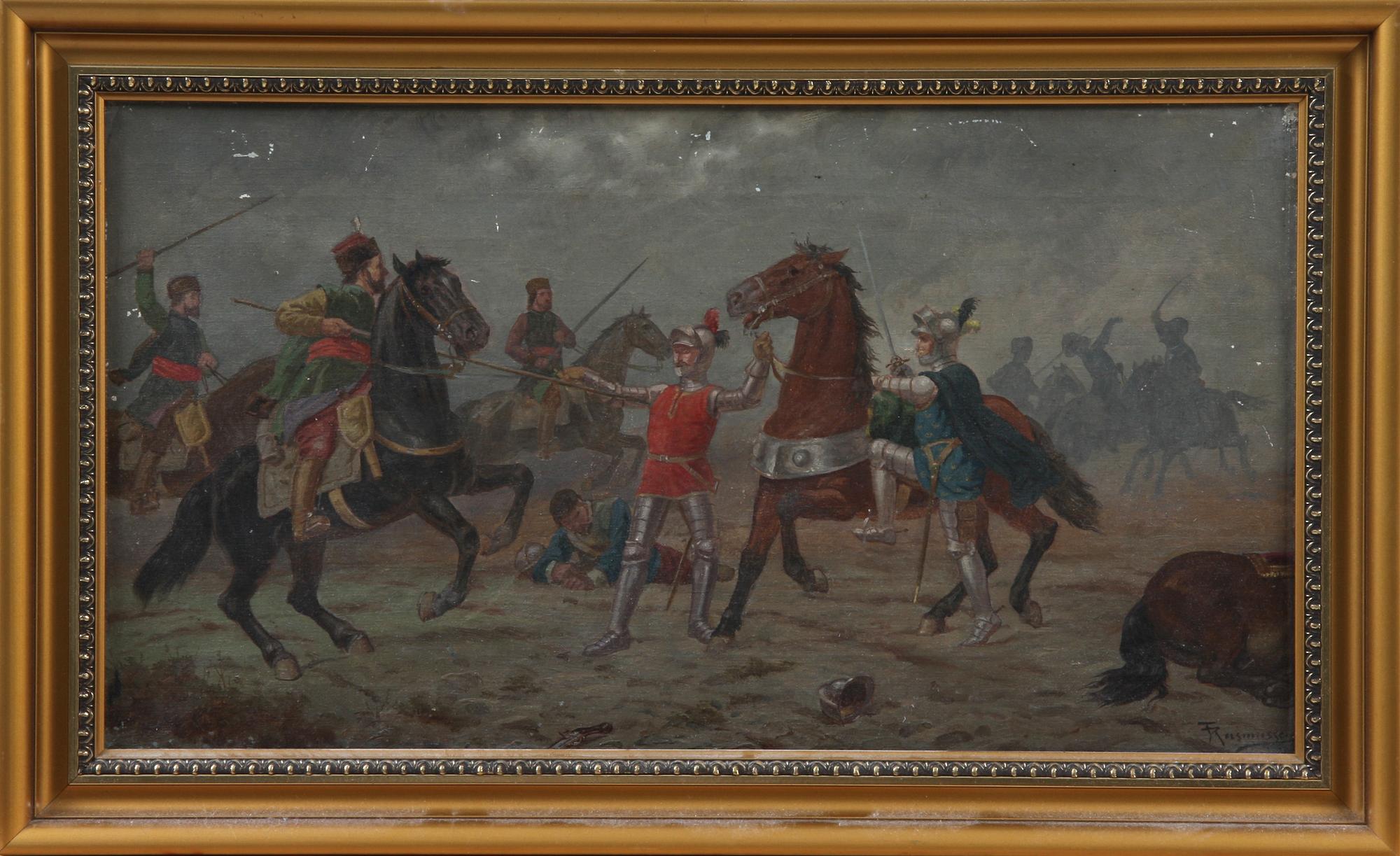 THORVALD RASMUSSEN, olja på duk, sign.