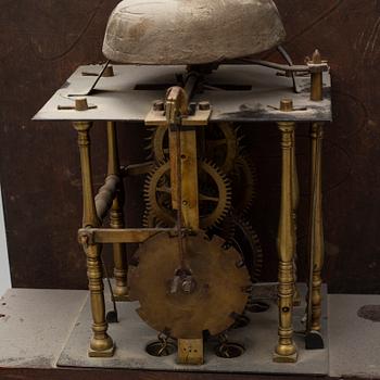 VÄGGKLOCKA, Holland, 1800-talets första hälft.