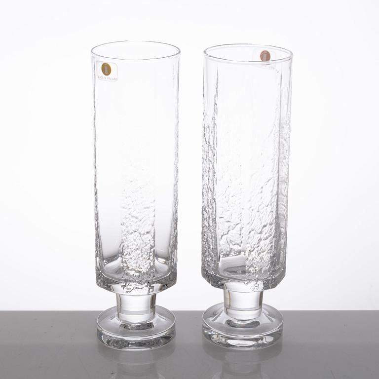 Timo Sarpaneva, champagneglas, 12 st, "Kalinka", Iittala.