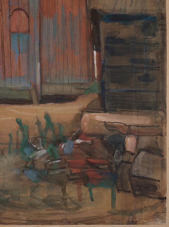 Piet Mondrian, Barn doors of a Brabant farm building.