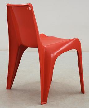 STOL"BA-1171, Bofinger Chair" Helmut Bätzner, Alfred Bätzner, Friedhelm Bös för Wilhelm Bofinger KG, Tyskland 1964-65.