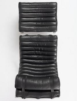 Arne Norell, an "Ari" armchair with ottoman, Norell Möbel, Aneby.