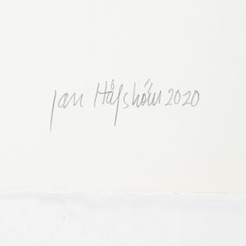 Jan Håfström, etching in colours, 2020, signed 17/50.
