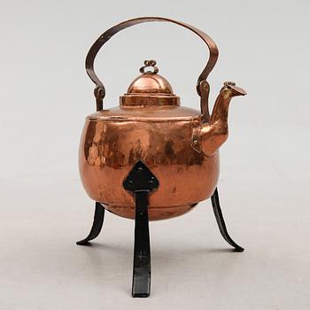 KAFFEPANNA, koppar, 1800-tal.