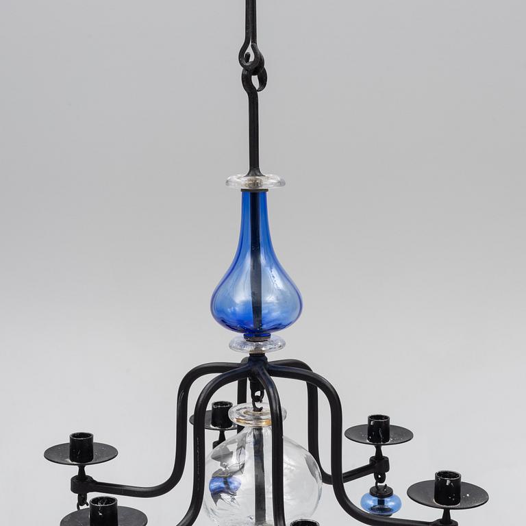 Erik Höglund, a chandelier, Boda Smide.
