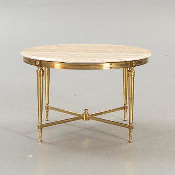 A mid 1900s/second half marble coffee table.