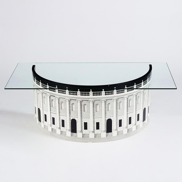 Piero Fornasetti, soffbord, "Architettura", Fornasetti, Milano, Italien 2008.