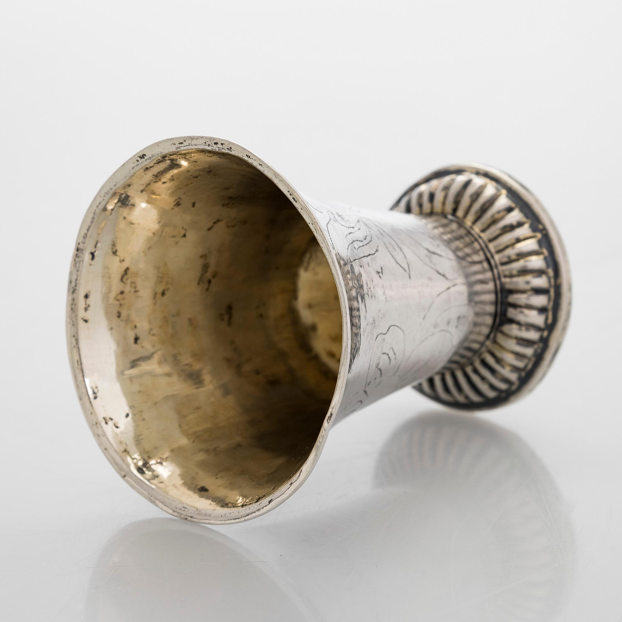 Petter Törnqvist, bägare, silver, Tavastehus 1796.