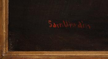 SAM UHRDIN, olja på duk, sign o dat 1955.