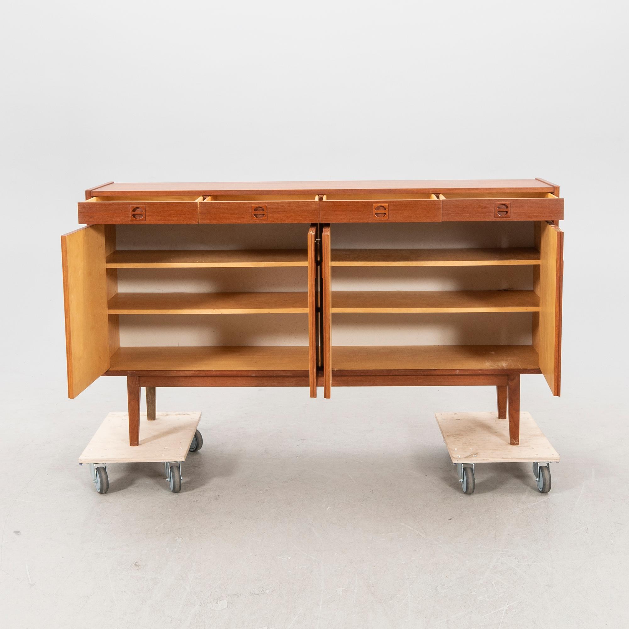 A 1960s teak sideboard.