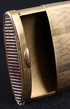 TÄNDSTICKSASK, mestadels 18K guld, 1929,  tot vikt 33 gram.