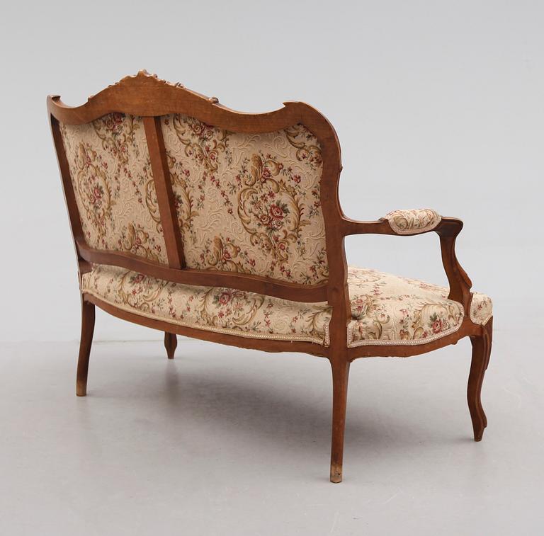 SOFFA, Frankrike, rokokostil, 1800-talets andra hälft.