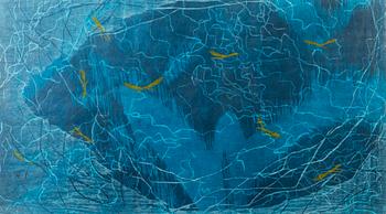 OUTI KIRVES, wood cut, signed and dated -97, numbered 18/20.