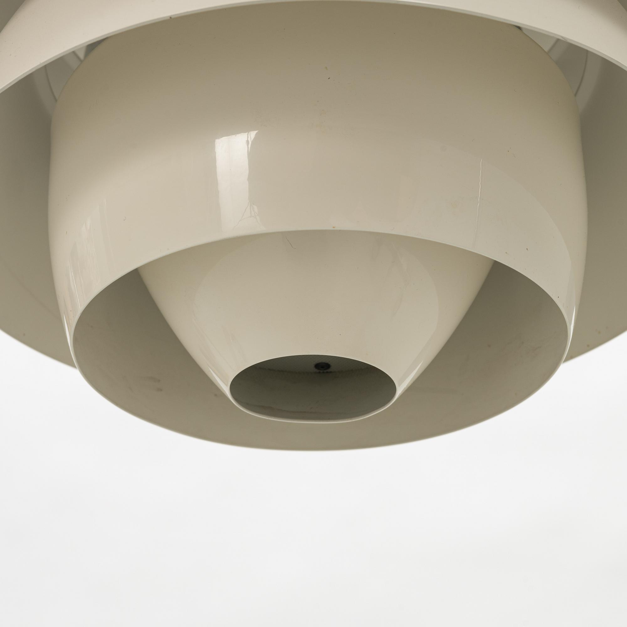 Poul Henningsen, a 'PH Snowball' ceiling lamp, Louis Poulsen, Denmark.
