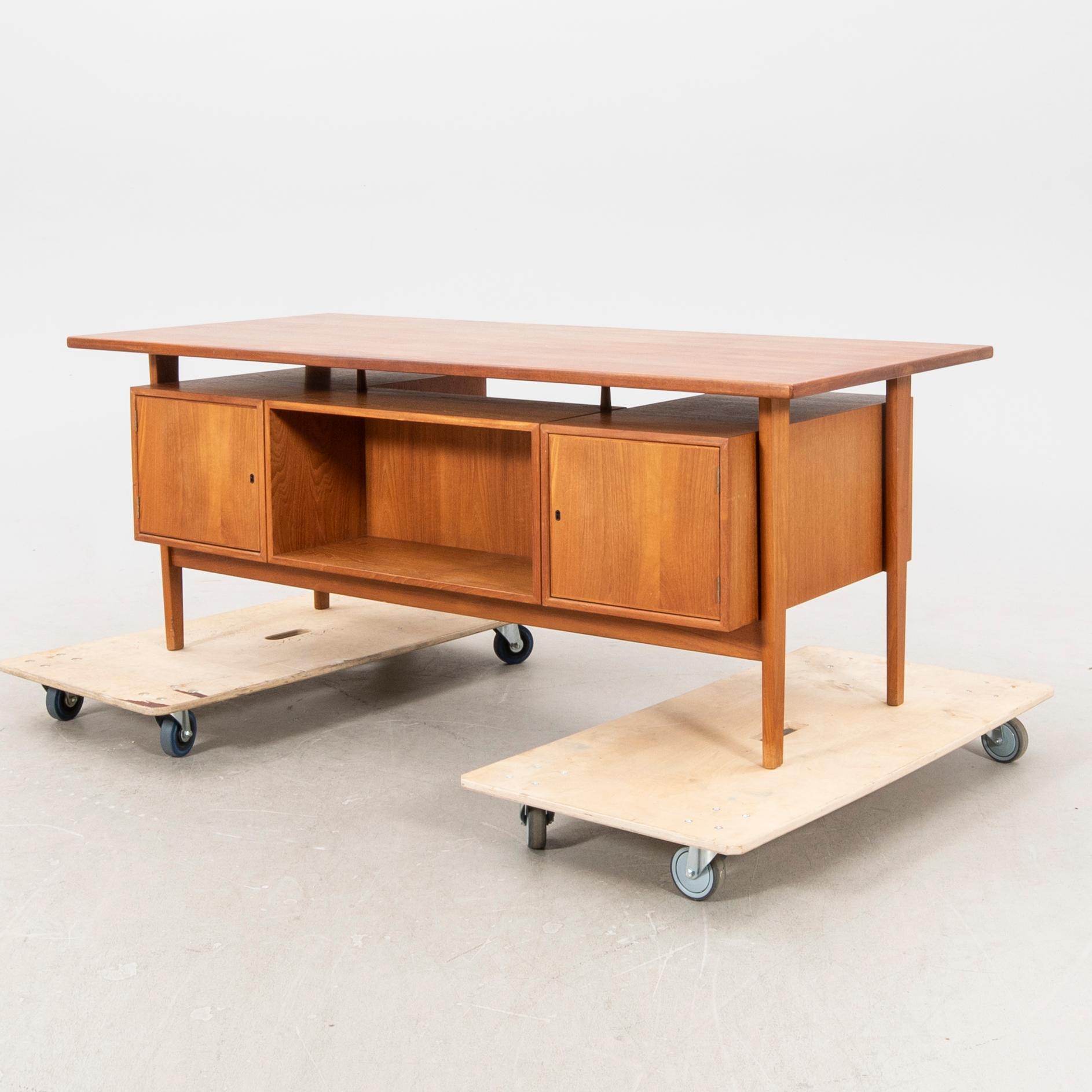 Kai Kristiansen, skrivbord, Feldballes Møbelfabrik, Danmark, 1960-tal.