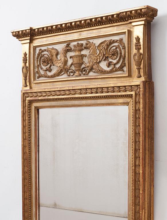 SPEGEL, av Pehr Ljung (1743-1819), Sengustaviansk.