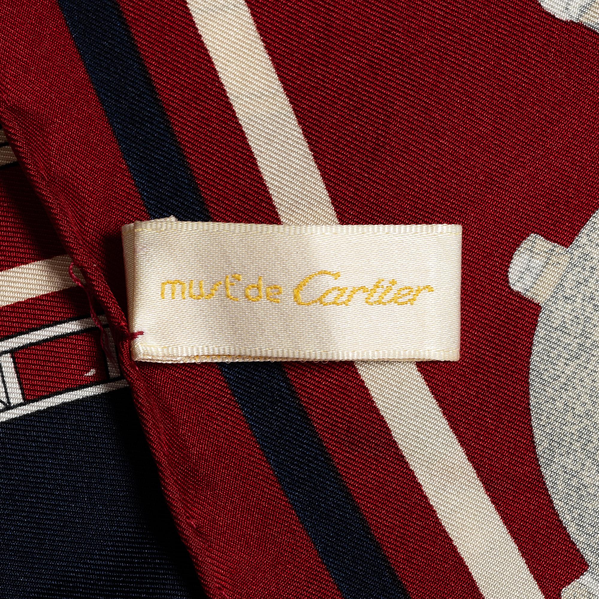 Cartier, scarf.