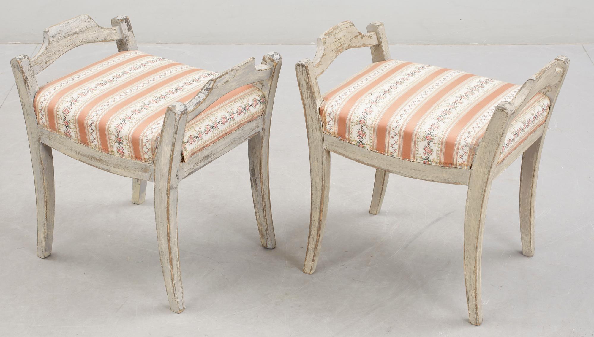 BANKETTER, ett par, Karl Johan, 1800-talets första hälft.