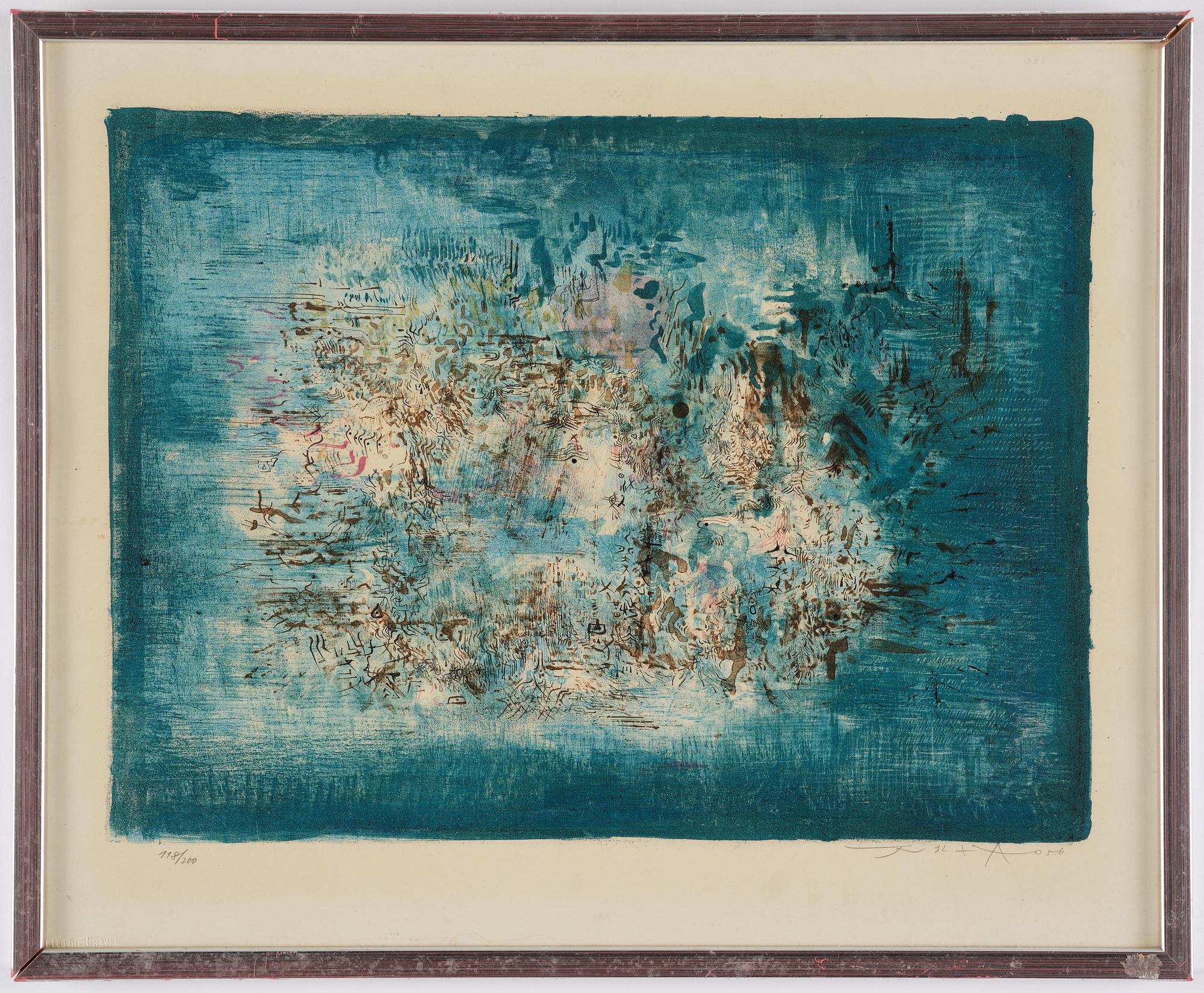 Zao Wou-ki, "Le petit jardin".