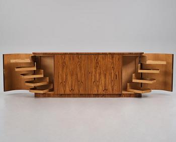 Greta Magnusson Grossman, a zebrano veneered sideboard, Firma Studio, Stockholm ca 1935.