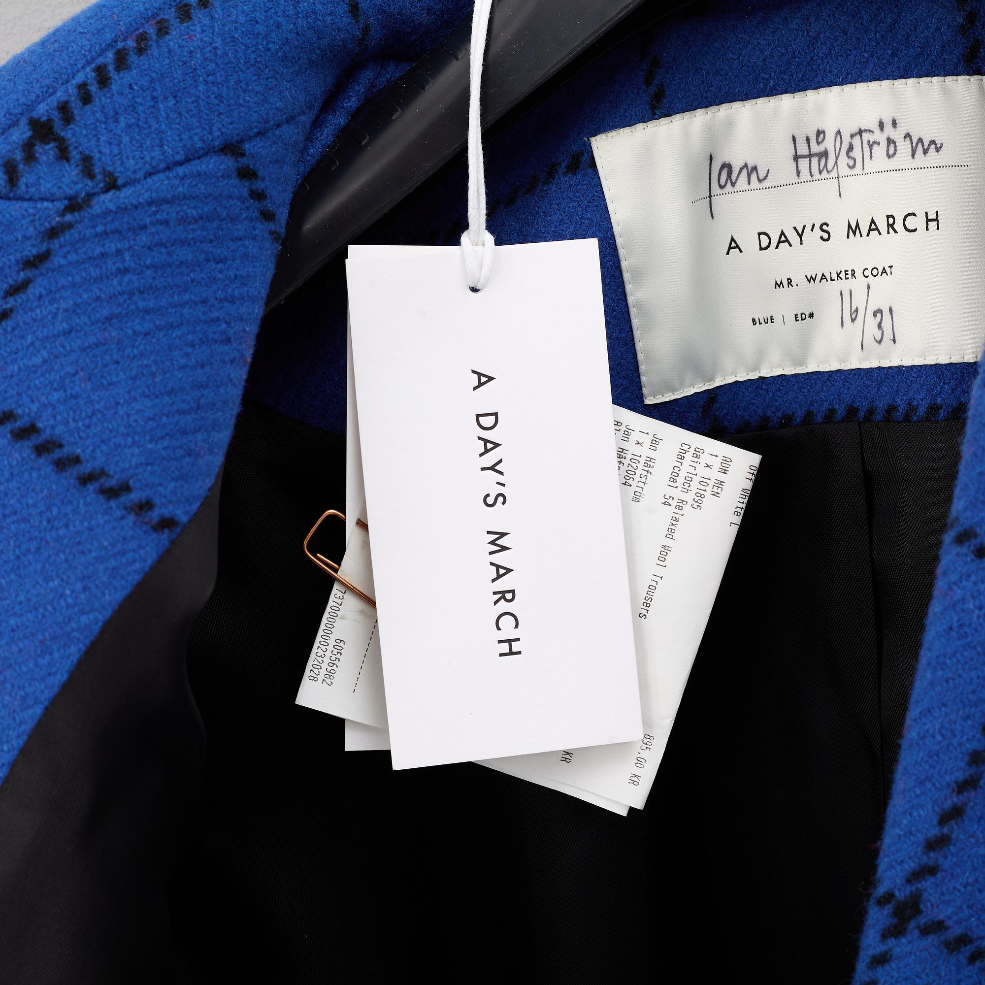 Jan Håfström, Coat, for A Days March, "Mr Walker Coat", Size M.