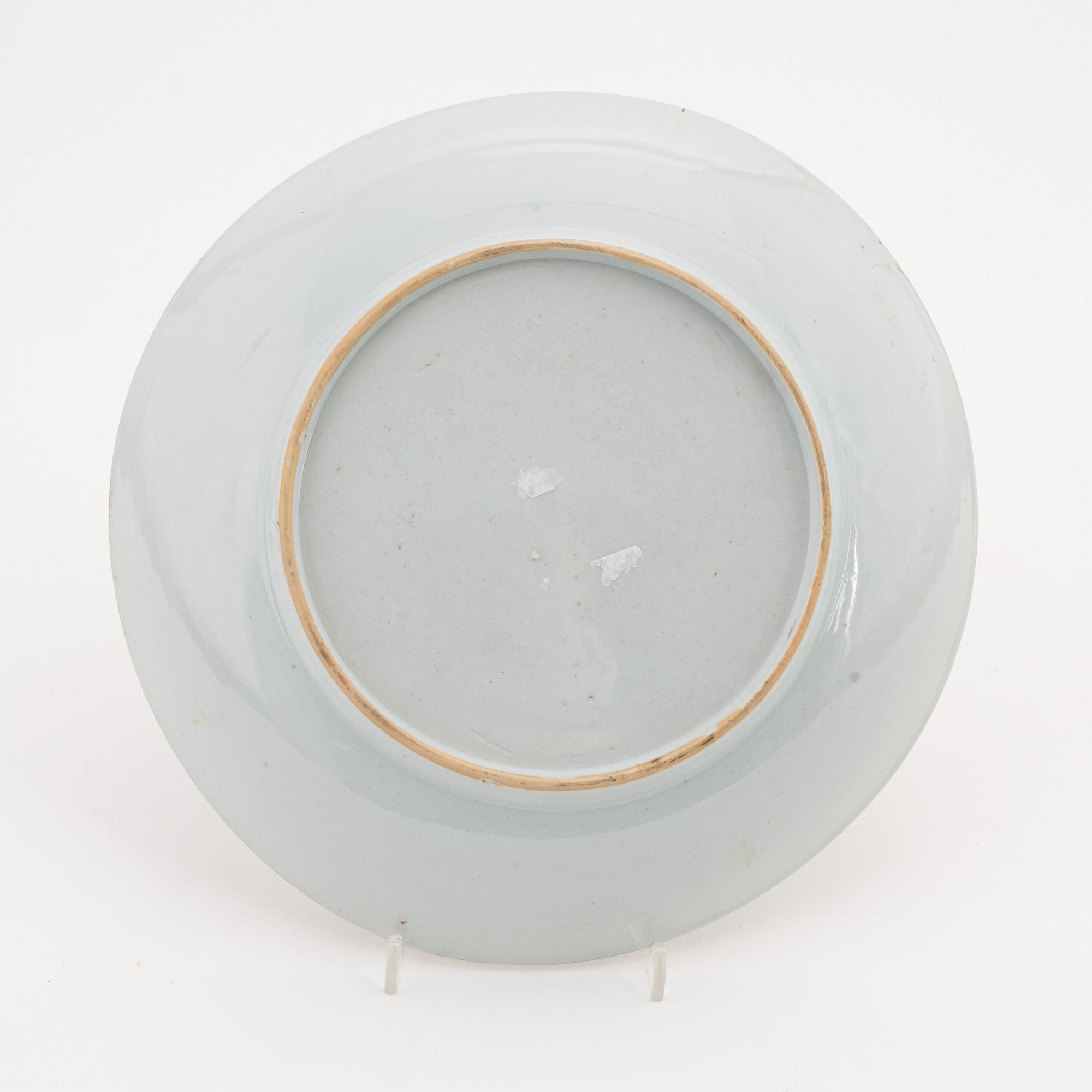 A famille rose dish, Qing dynasty, Qianlong (1736-95).