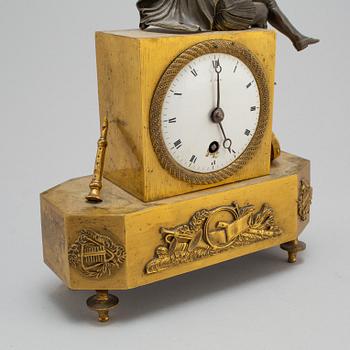 A French late Empire pendulum clock, first half of the 19th century.
