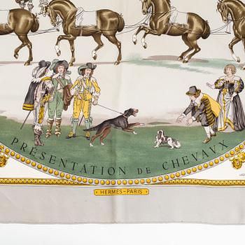 Hermès, scarf, "Présentation de chevaux".