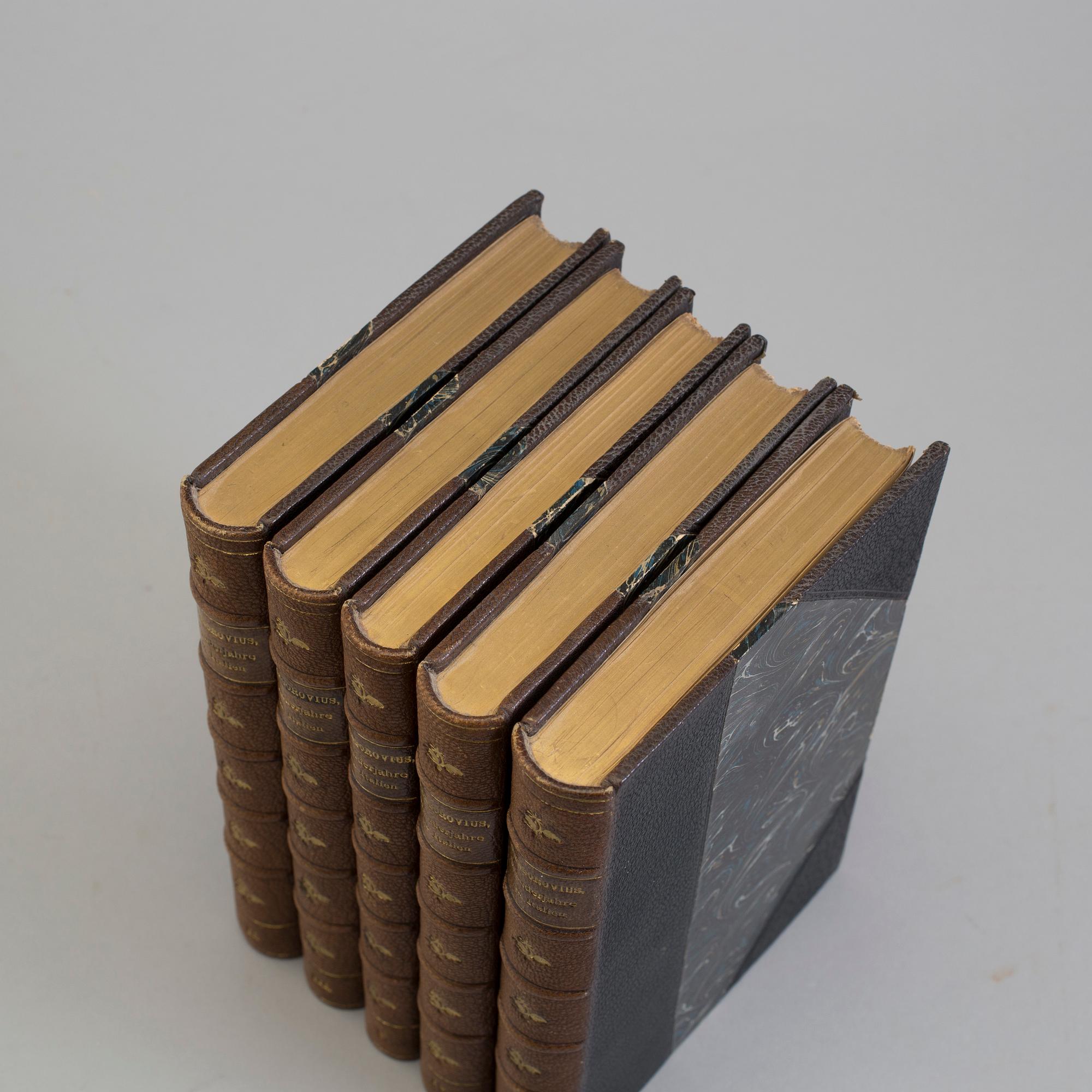 BOOKS, Ferdinand Gregorovius:
Wanderjahre in Italien. 1-5.